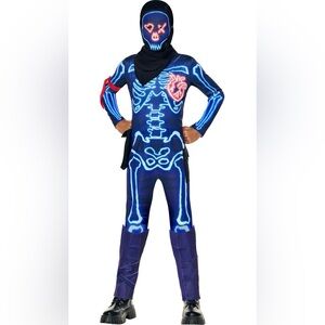 Fortnite Party Trooper Costume Youth Med. InSpirit Designs NWT